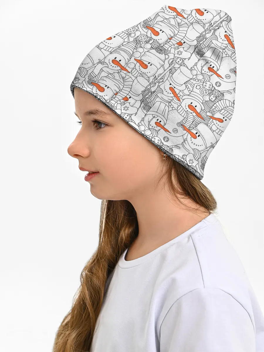 Детская шапка / Снеговики