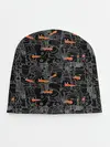 Детская шапка / Черные снеговики