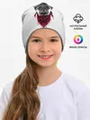 Детская шапка / Мопс