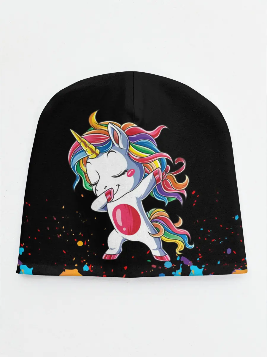 Детская шапка / Радужный единорог