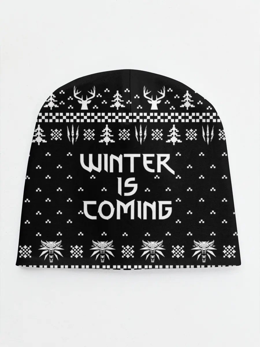 Детская шапка / ВЕДЬМАК НОВОГОДНИЙ