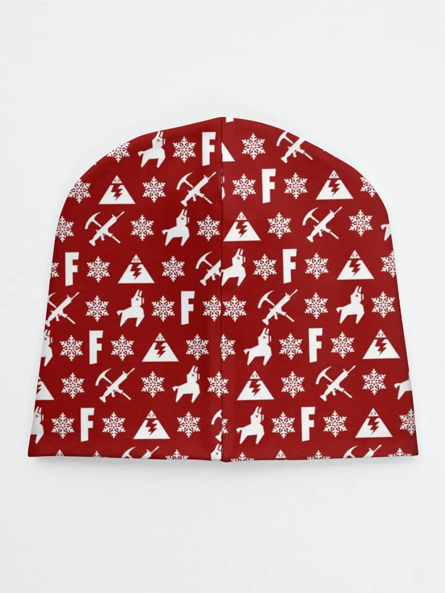 Детская шапка / FORTNITE НОВОГОДНИЙ