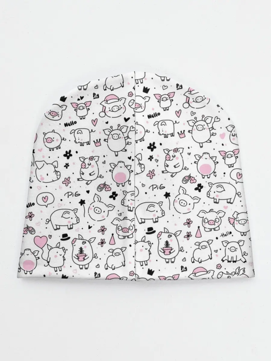 Детская шапка / Новогодние поросята