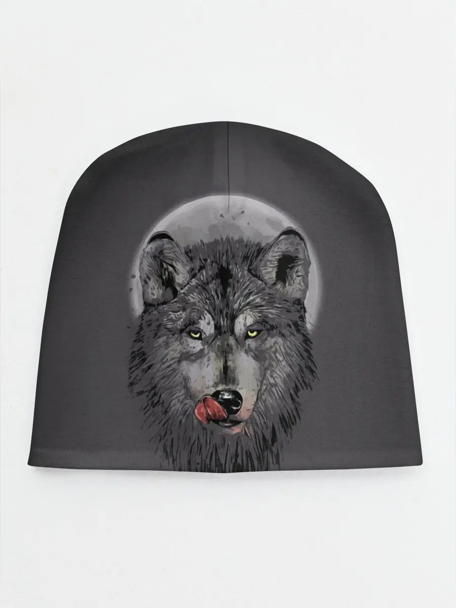 Детская шапка / Волк Облизывается