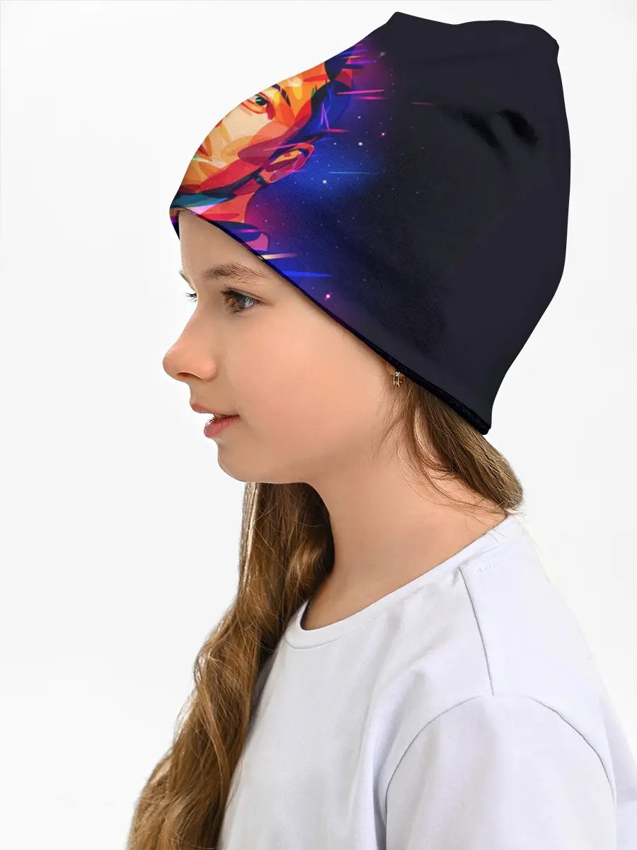 Детская шапка / Яркий Илон Маск