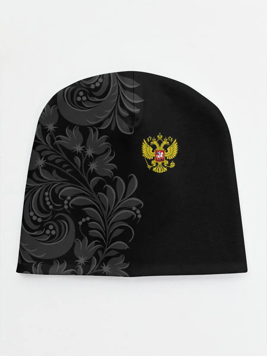 Детская шапка / Герб России и Орнамент