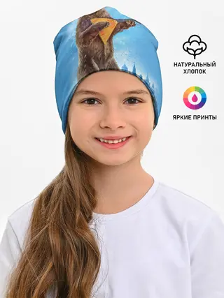 Детская шапка / Мишка с балалайкой