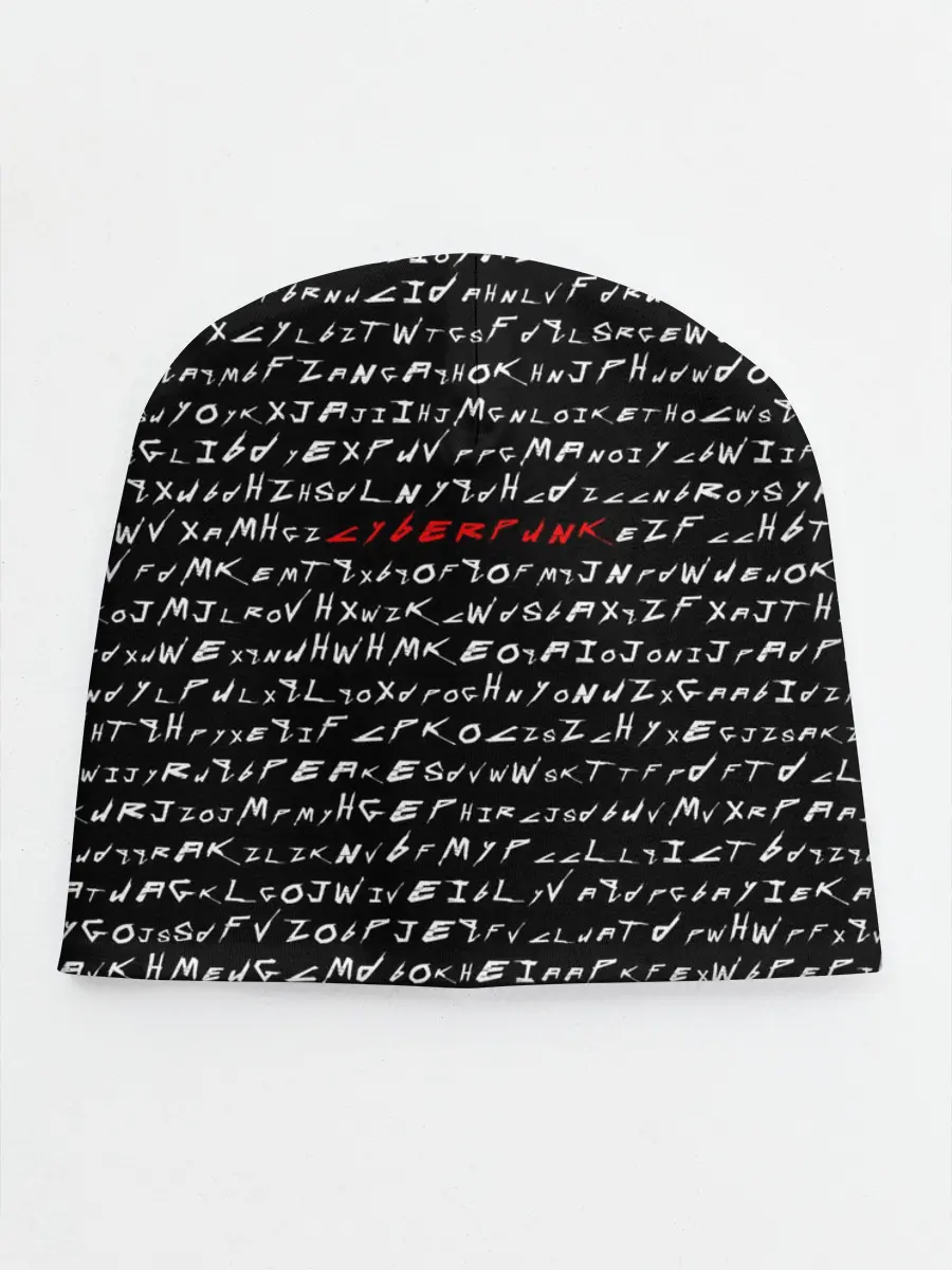 Детская шапка / Cyberpunk 2077 Буквы