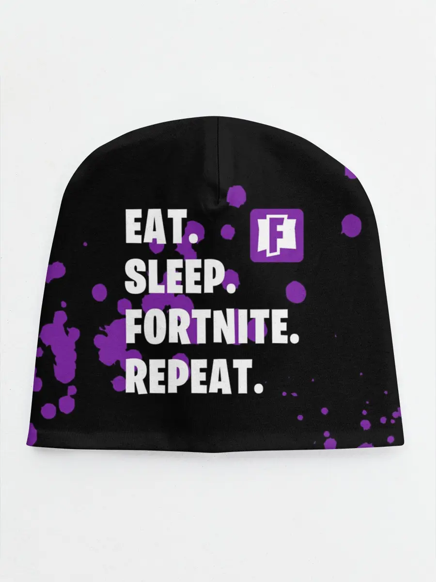 Детская шапка / Eat Sleep Fortnite Repeat