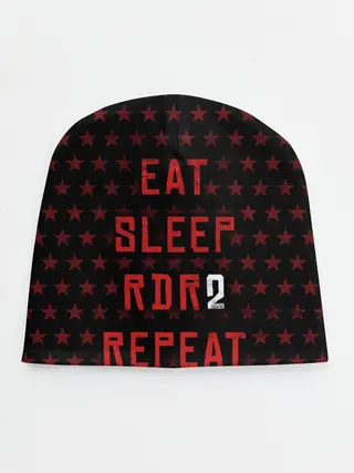 Детская шапка / Eat Sleep RDR2 Repeat