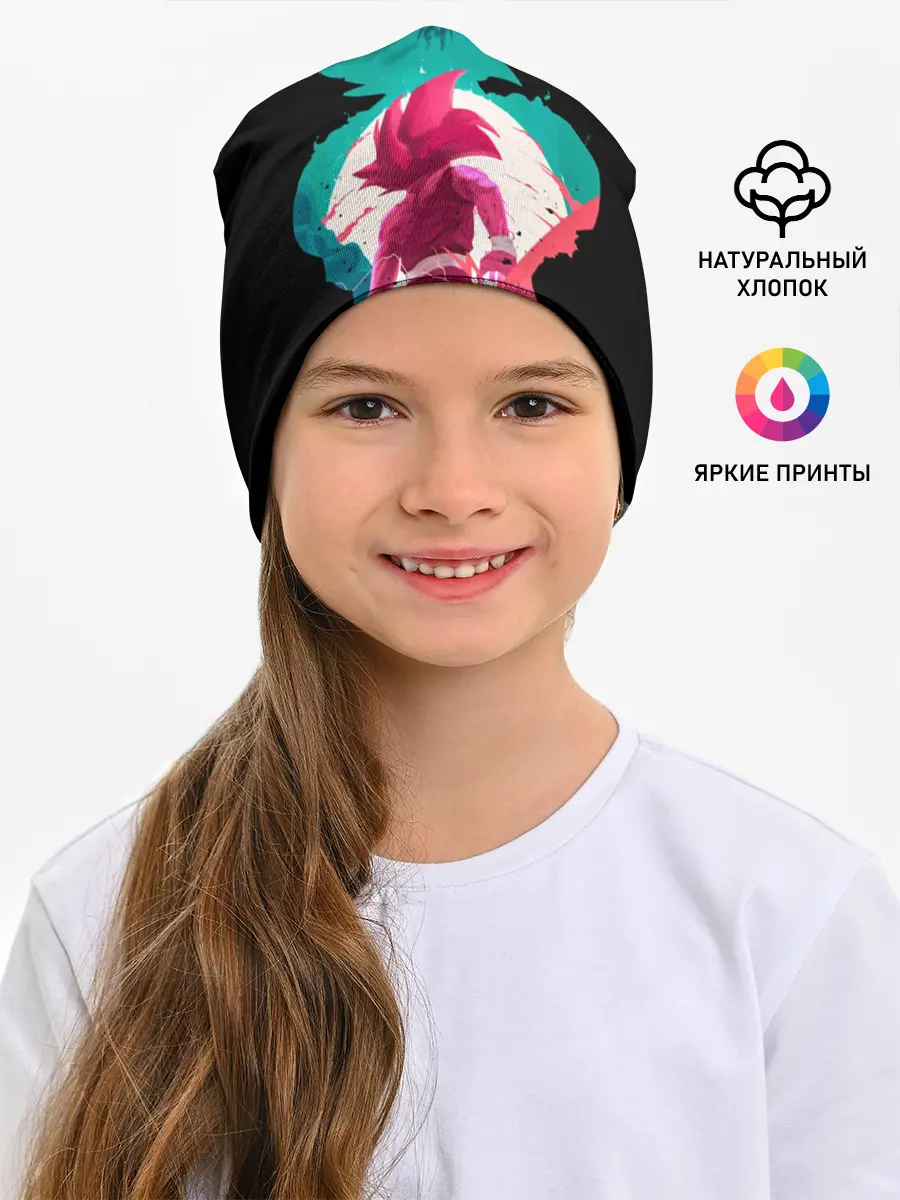 Детская шапка / Сон Гоку розовый