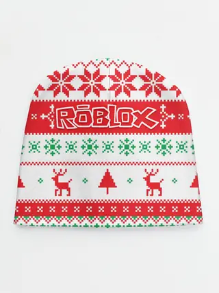 Детская шапка / Новогодний Roblox