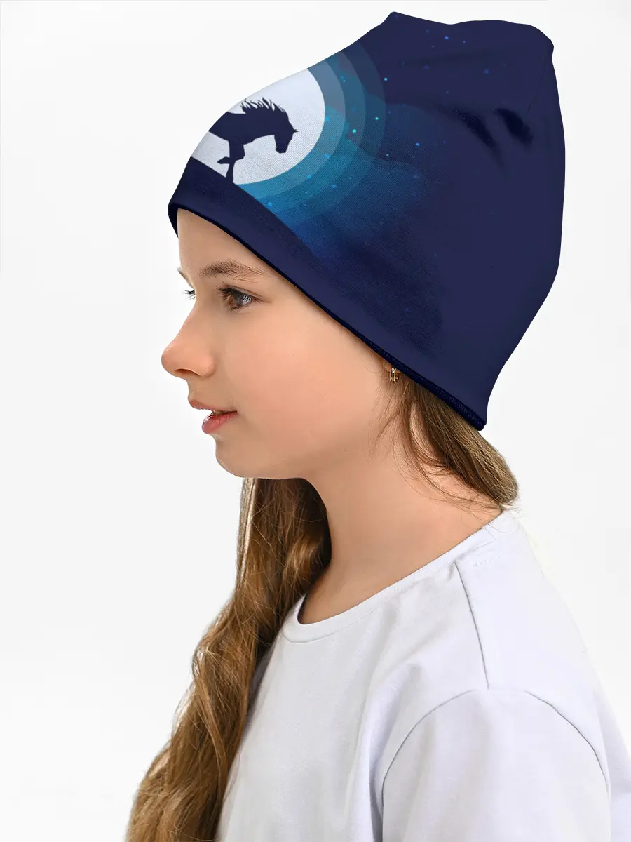 Детская шапка / Лошадь под луной