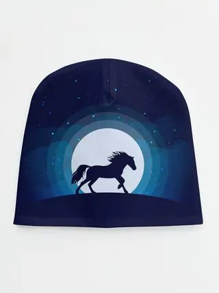 Детская шапка / Лошадь под луной