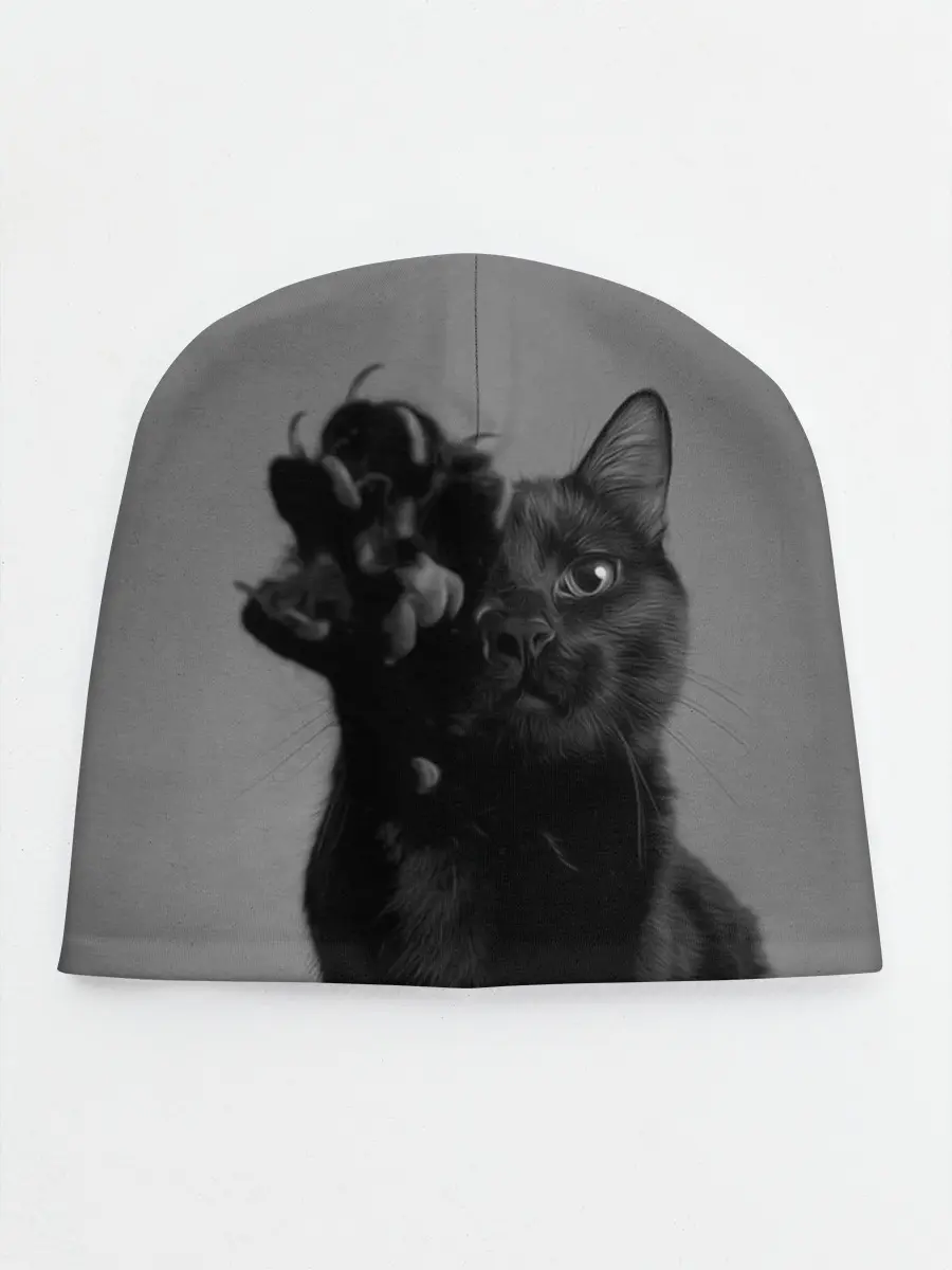 Детская шапка / Котик