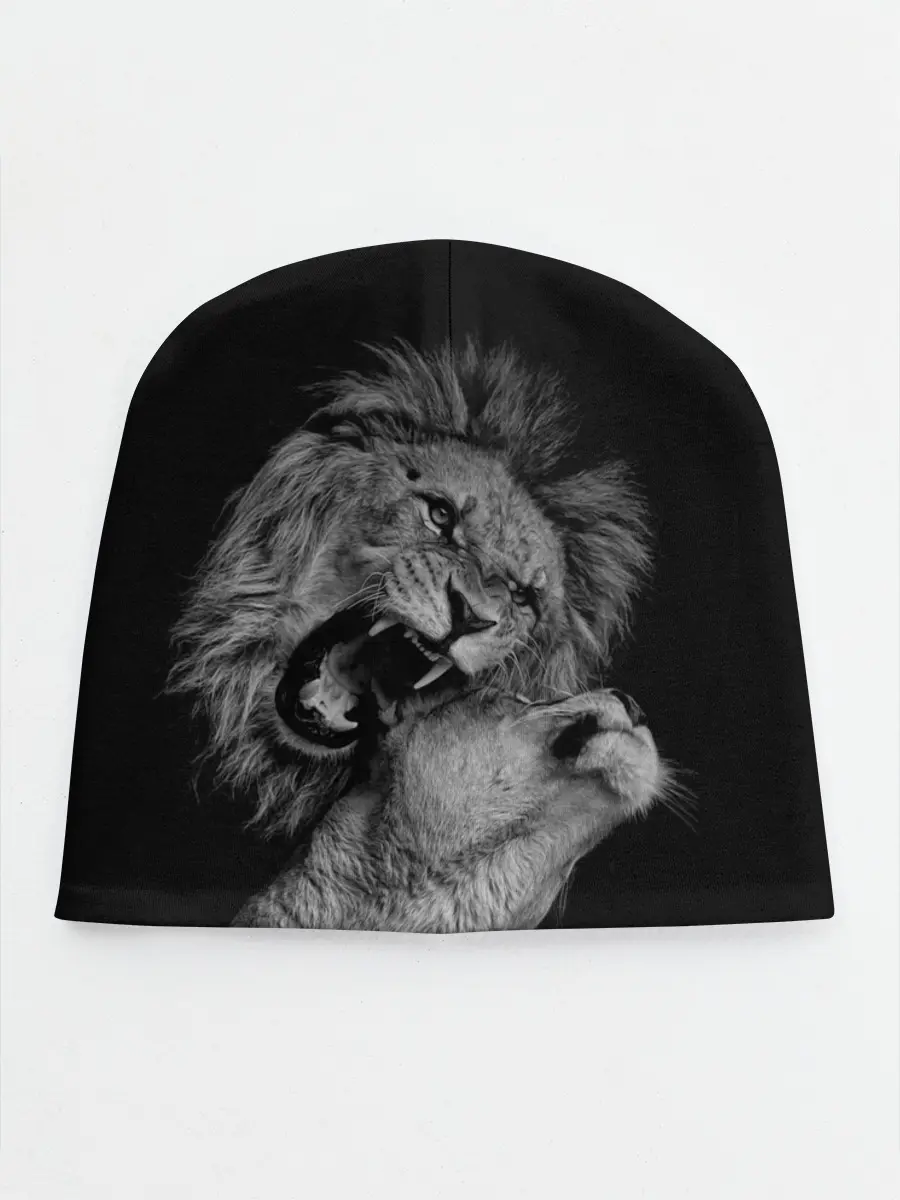 Детская шапка / Лев и львица
