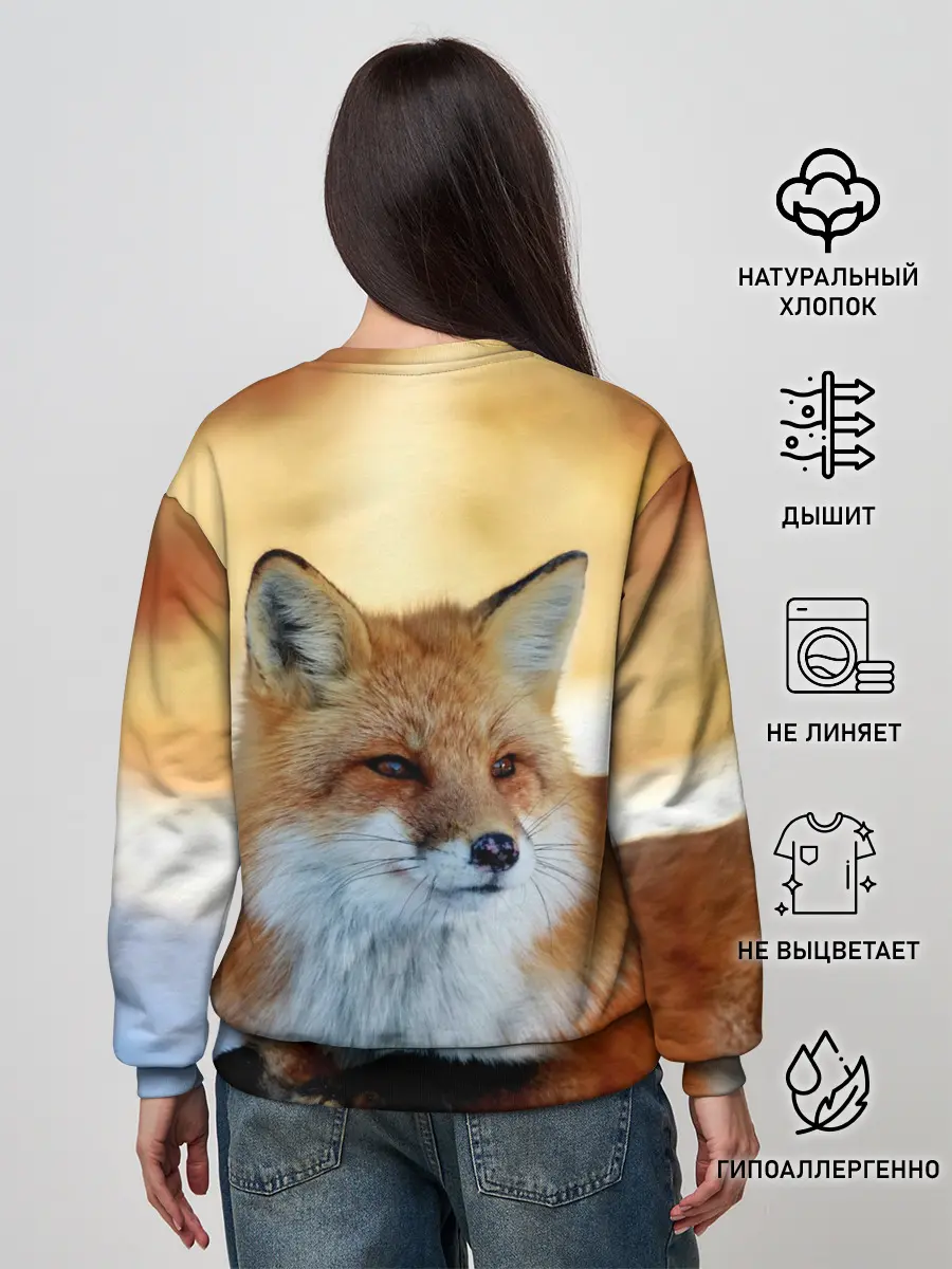 Женский свитшот / Лиса