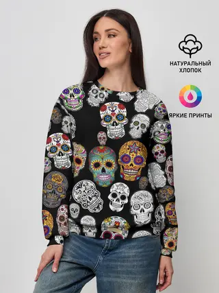 Женский свитшот / Мексиканский праздник