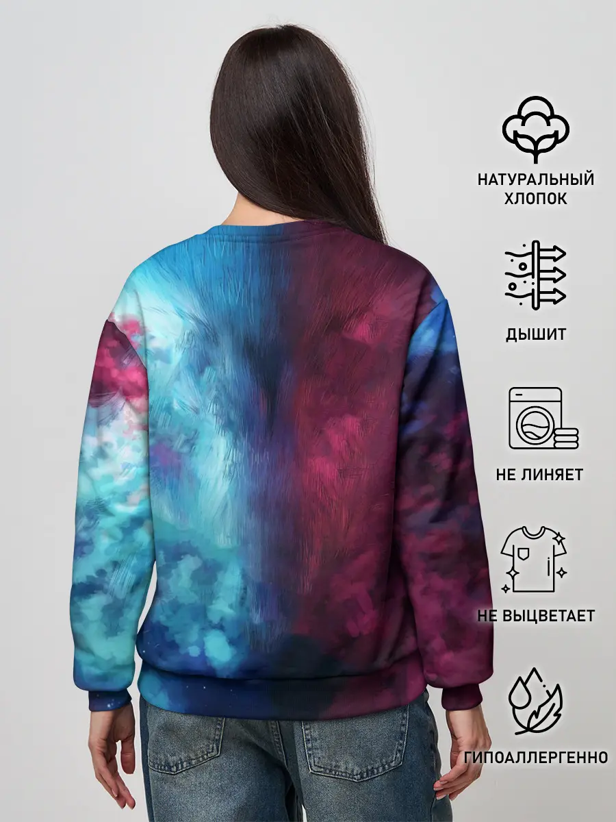 Женский свитшот / ВЗГЛЯД ВОЛКА