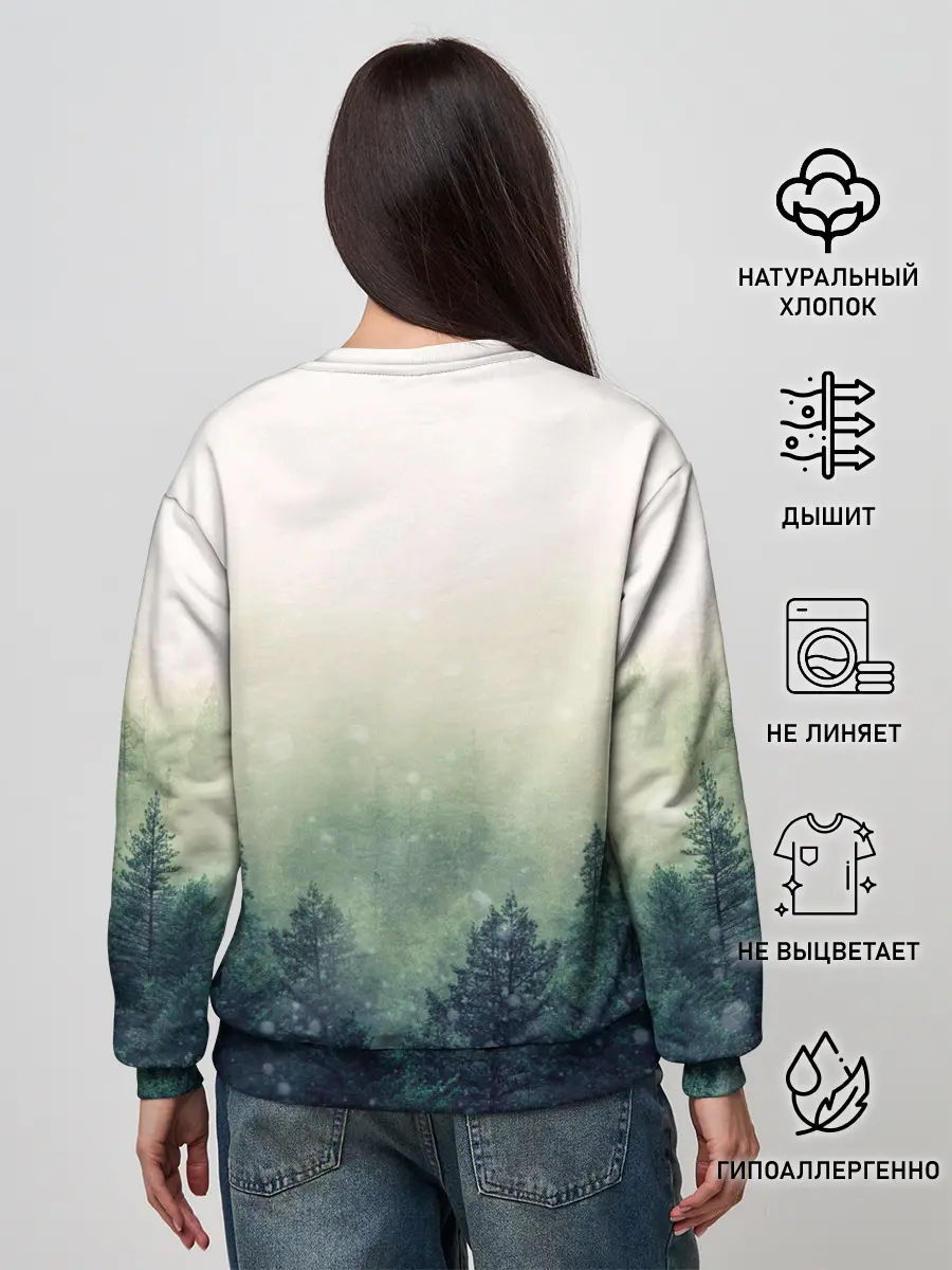 Женский свитшот / Волк