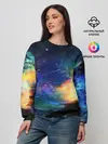Женский свитшот / Космические краски