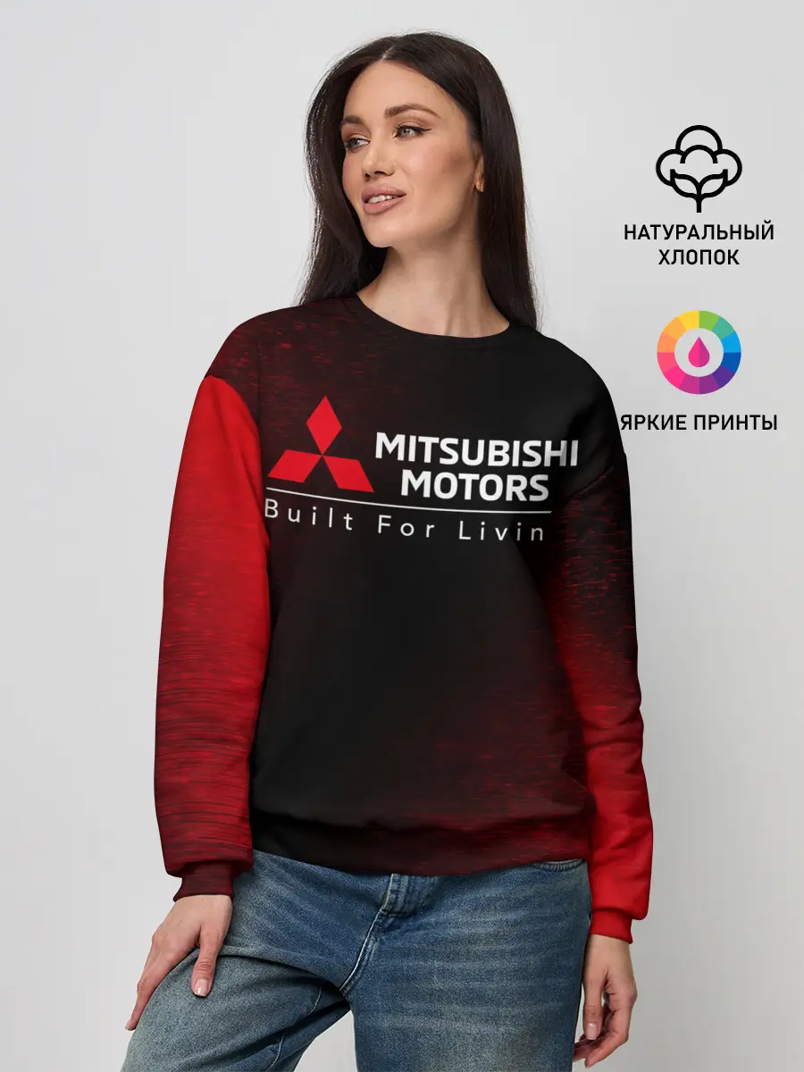 Женский свитшот / MITSUBISHI / МИТСУБИСИ
