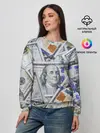 Женский свитшот / Доллары
