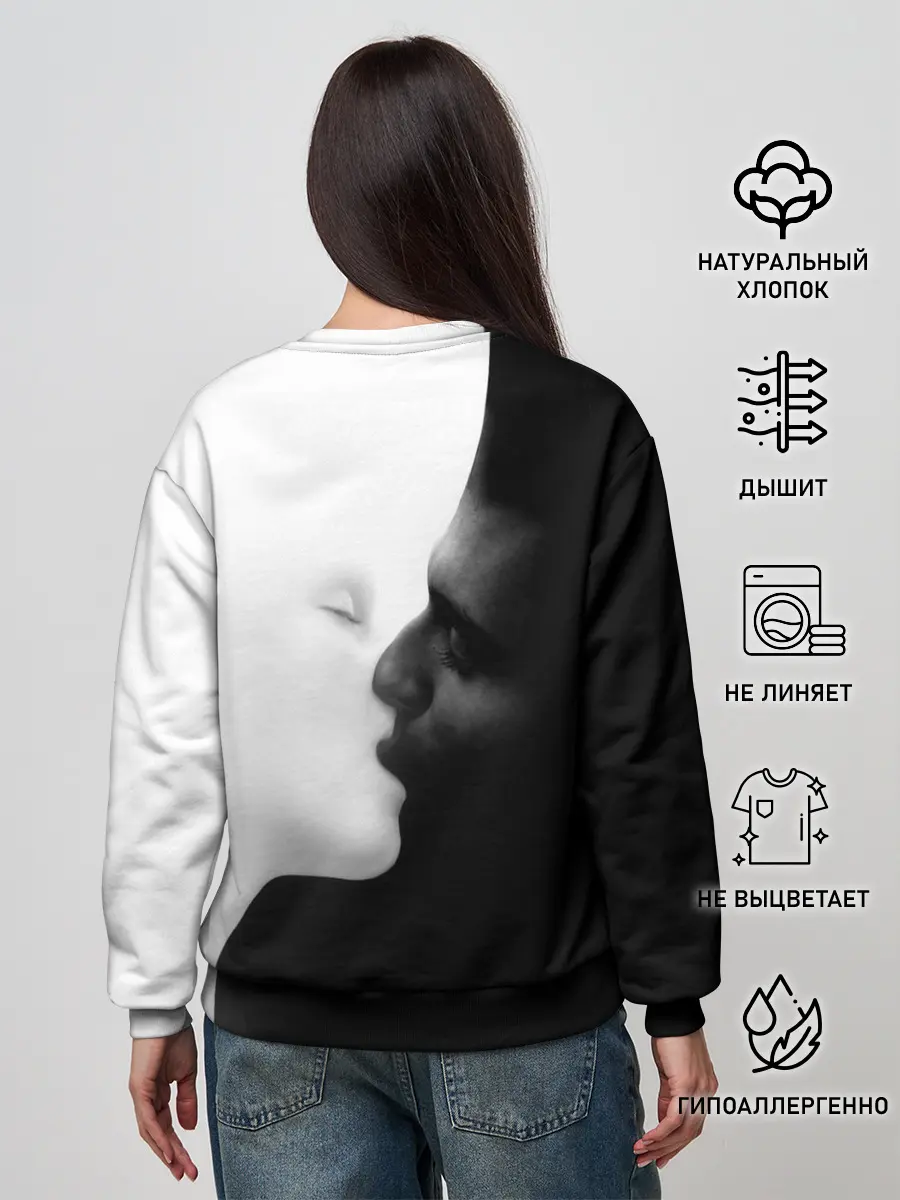 Женский свитшот / Поцелуй