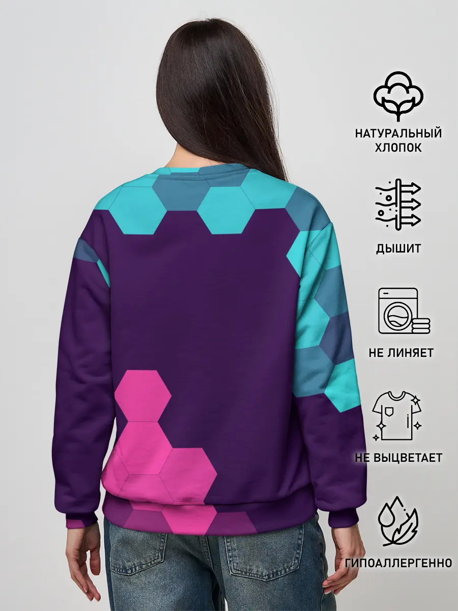 Женский свитшот / FALL GUYS / ФОЛ ГАЙС