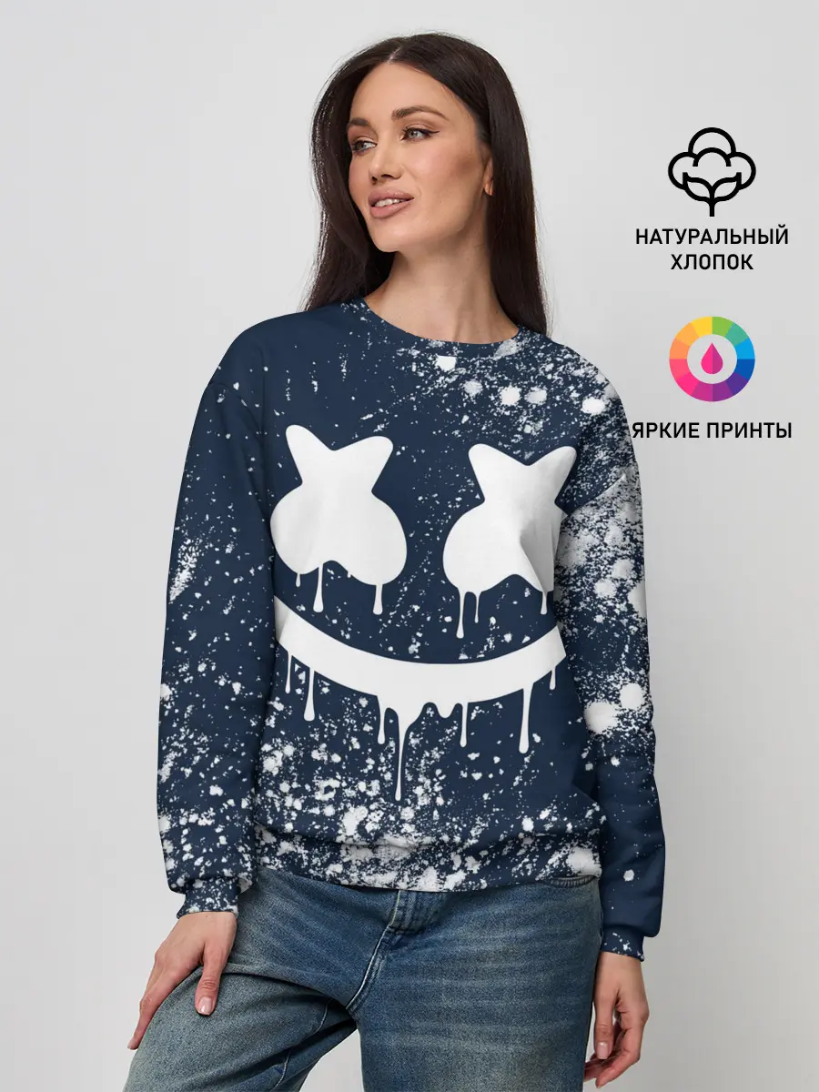 Женский свитшот / MARSHMELLO / МАРШМЕЛЛОУ