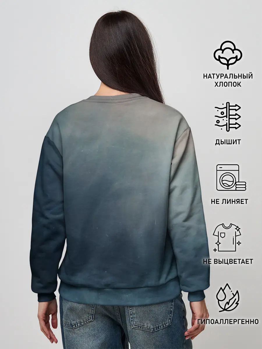 Женский свитшот / АКВА в свитшоте