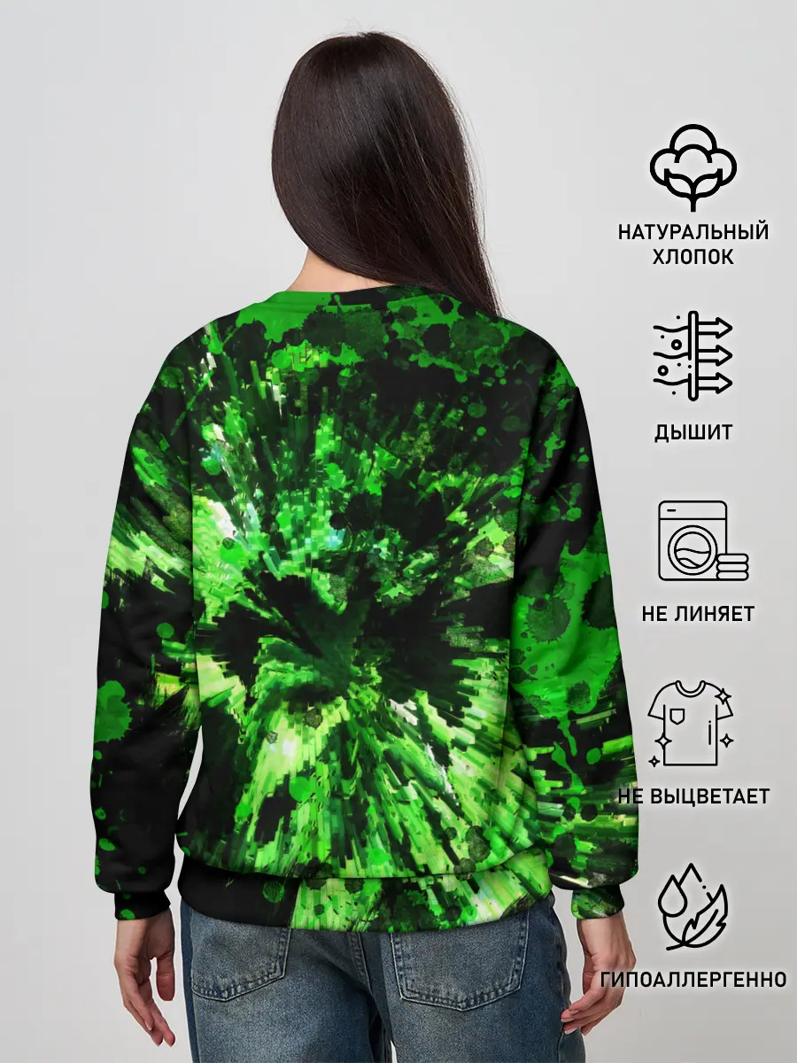 Женский свитшот / Minecraft / Майнкрафт