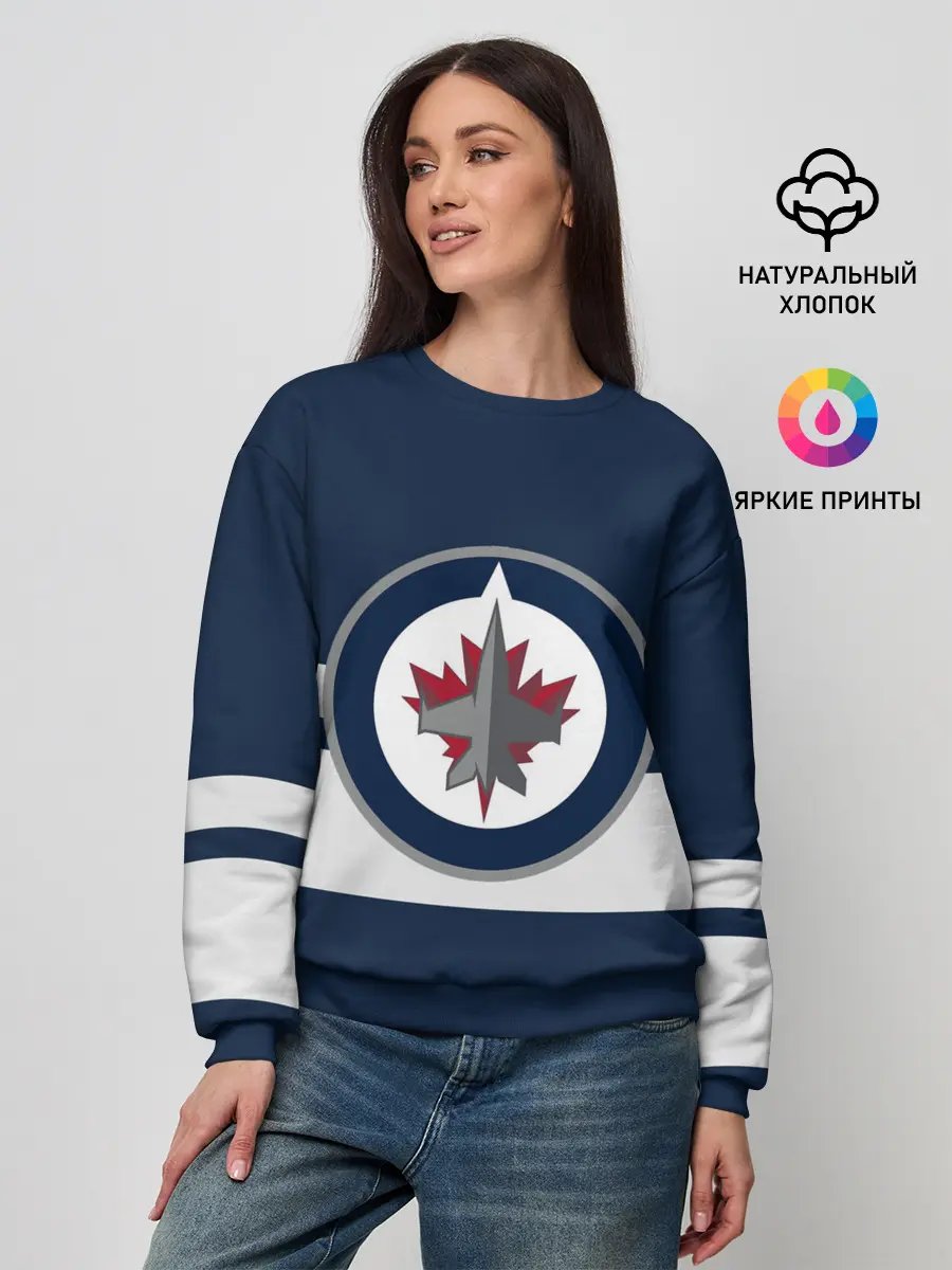 Женский свитшот / ВИННИПЕГ ДЖЕТС НХЛ