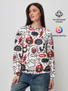 Женский свитшот / Pop art