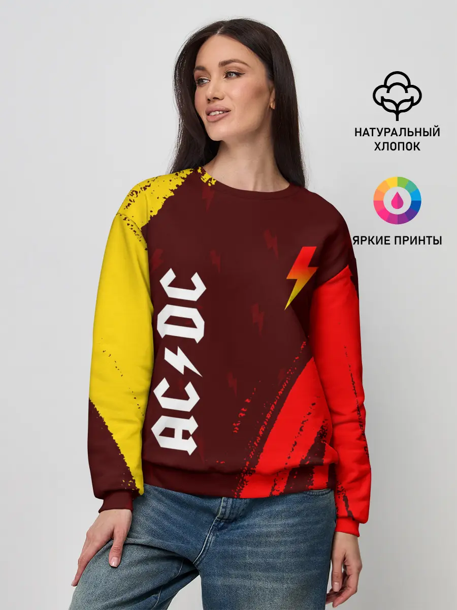 Женский свитшот / AC DС