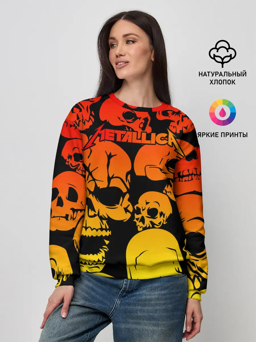 Женский свитшот / Metallica