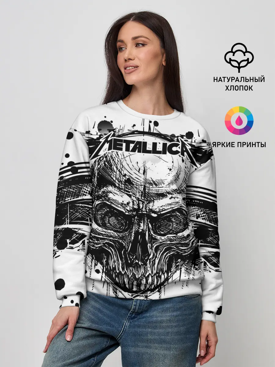 Женский свитшот / Metallica