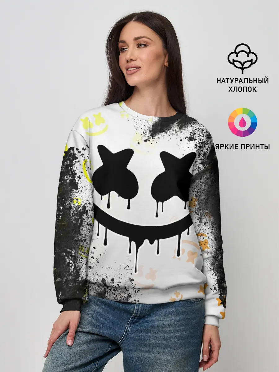 Женский свитшот / MARSHMELLO / МАРШМЕЛЛОУ