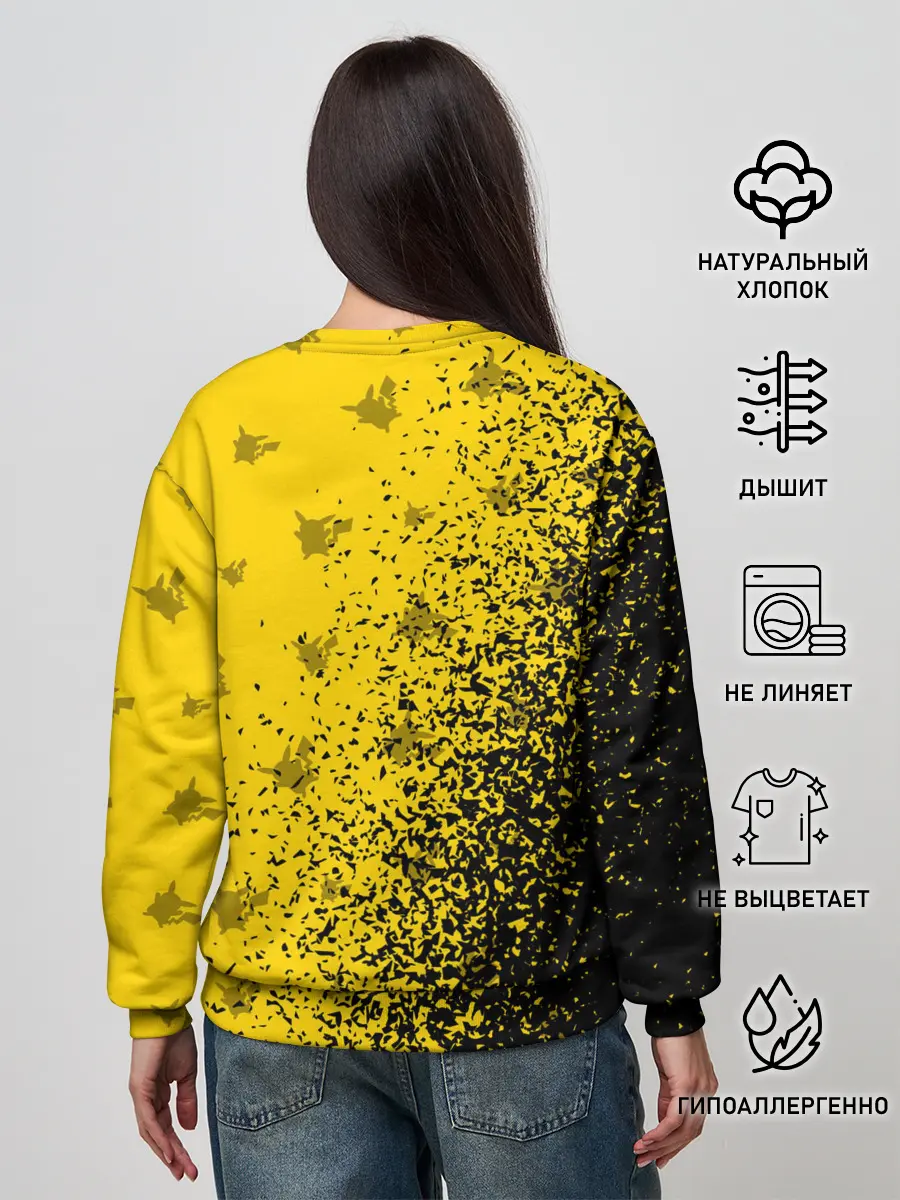 Женский свитшот / ПИКАЧУ / PIKACHU