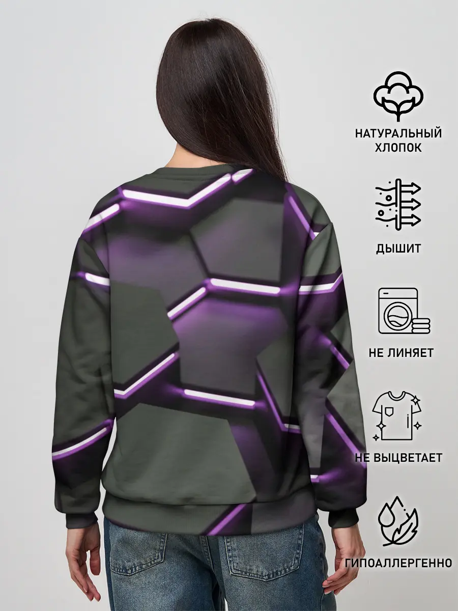 Женский свитшот / Neon light