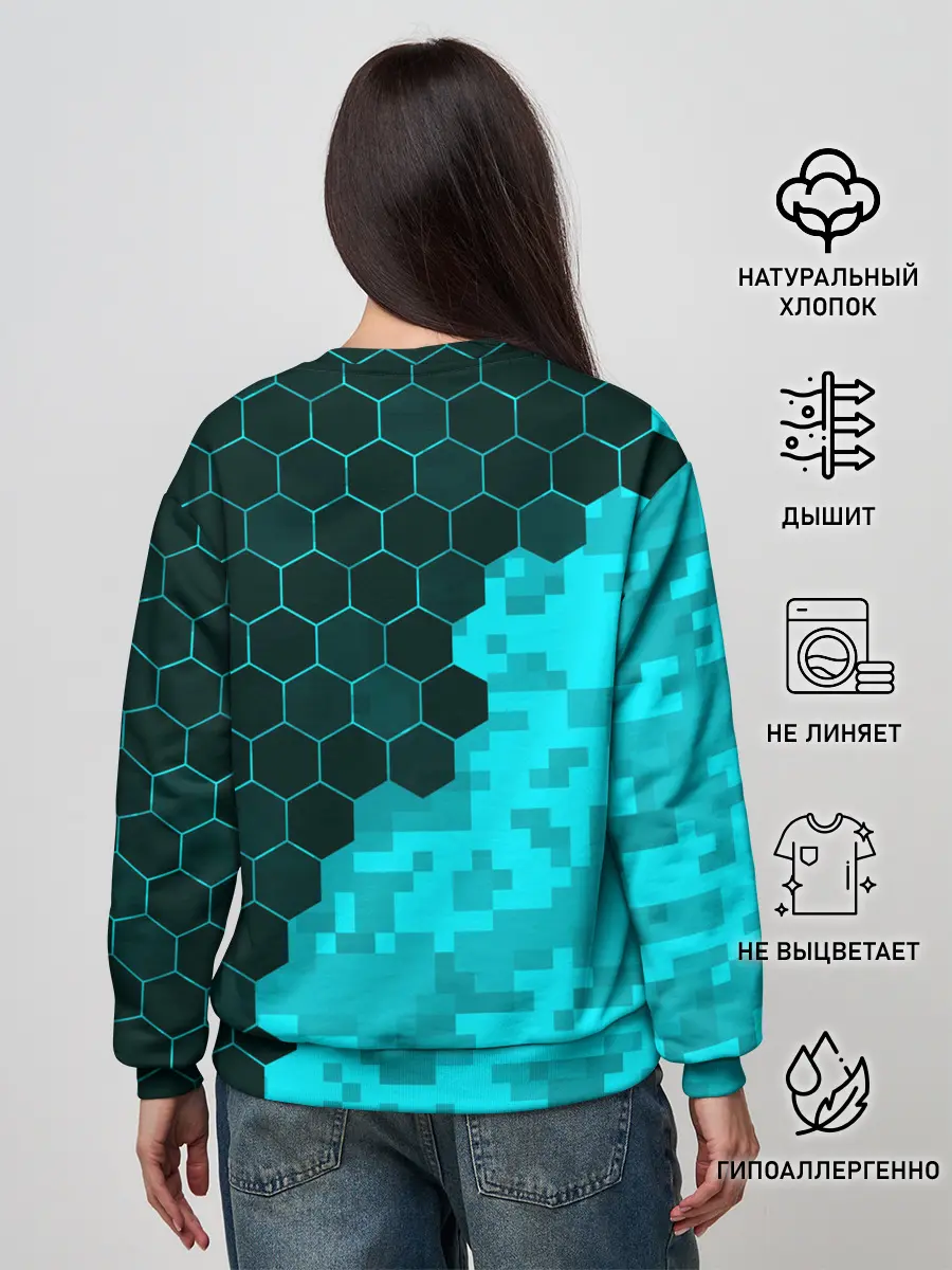 Женский свитшот / MINECRAFT / МАЙНКРАФТ