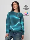 Женский свитшот / Neon lines