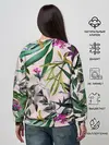 Женский свитшот / Череп в цветах