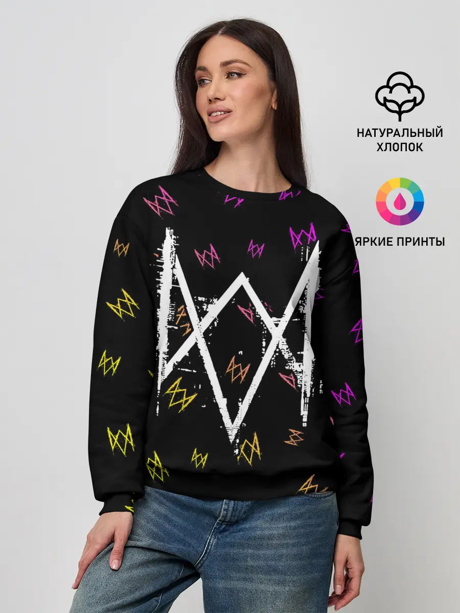 Женский свитшот / WATCH DOGS LEGION / ВОТЧ ДОГС