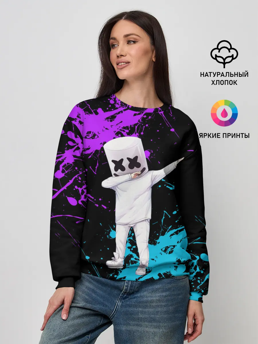 Женский свитшот / MARSHMELLO