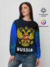 Женский свитшот / RUSSIA / РОССИЯ
