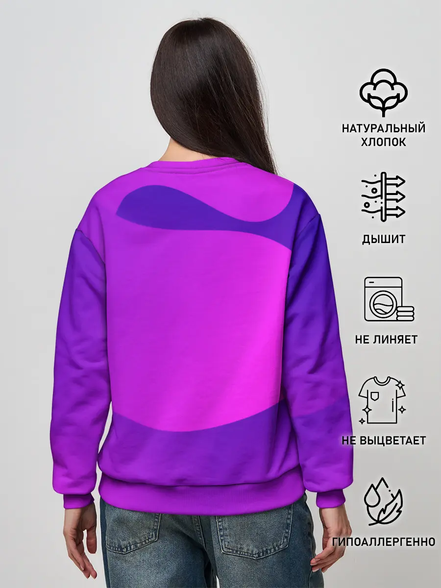 Женский свитшот / НЕОНОВАЯ ГЕОМЕТРИЯ