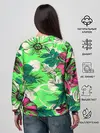 Женский свитшот / Цветы в неоне