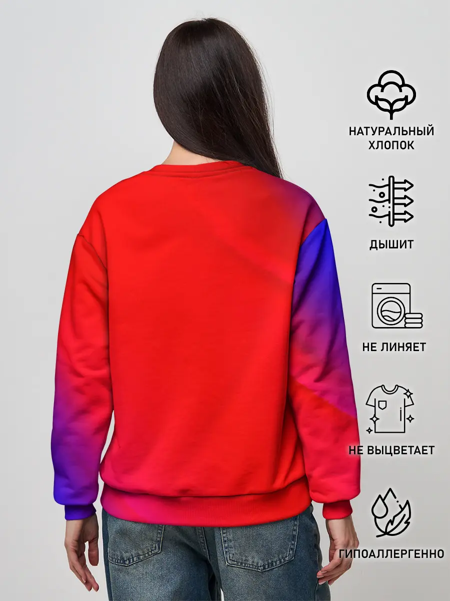 Женский свитшот / РОССИЯ / RUSSIA