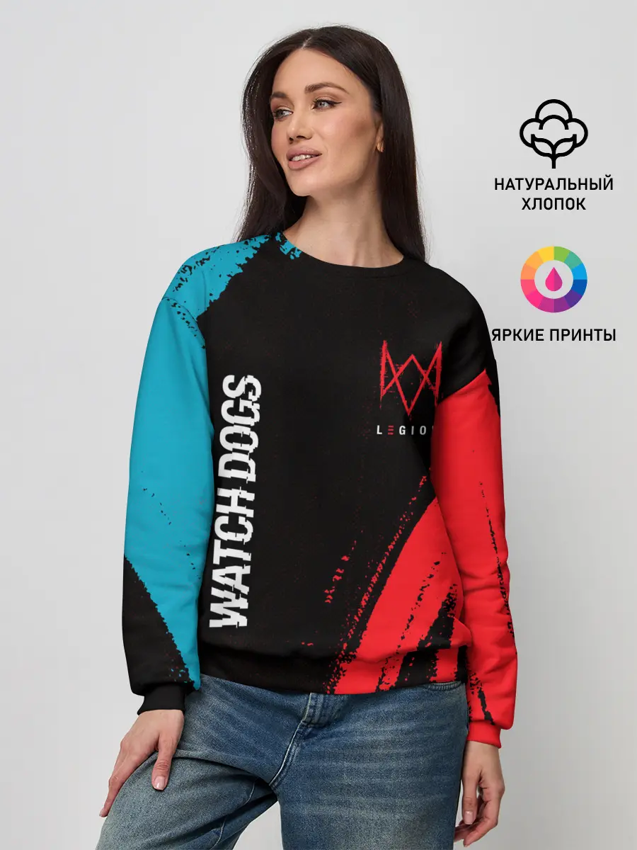Женский свитшот / WATCH DOGS LEGION / ВОТЧ ДОГС